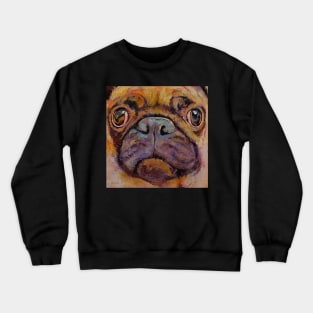 Painting Pug Animals Crewneck Sweatshirt